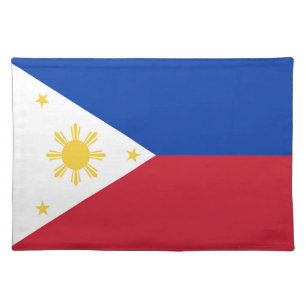 Philippines flag cloth placemat
