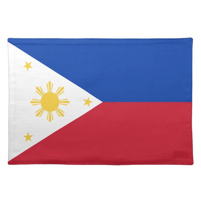 Philippines flag cloth placemat (Front)