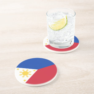 Philippines flag coaster