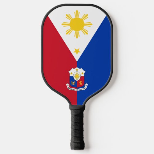 Philippines flag_coat of arms pickleball paddle