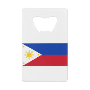 Philippines Flag Credit Card Bottle Opener