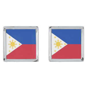 Philippines flag cufflinks