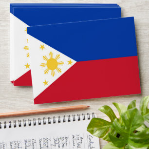 Philippines flag envelope