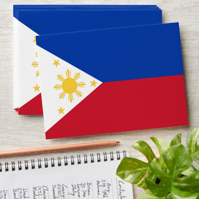 Philippines flag envelope (Stacked)