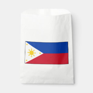 Philippines Flag Favor Bag