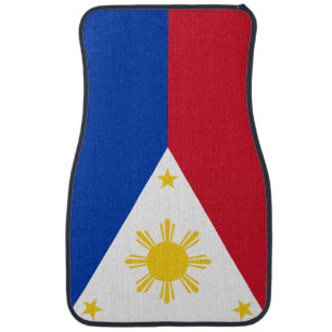 Philippines Flag Filipino Flag Car Floor Mat