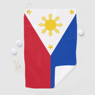 Philippines Flag Filipino Flag Golf Towel