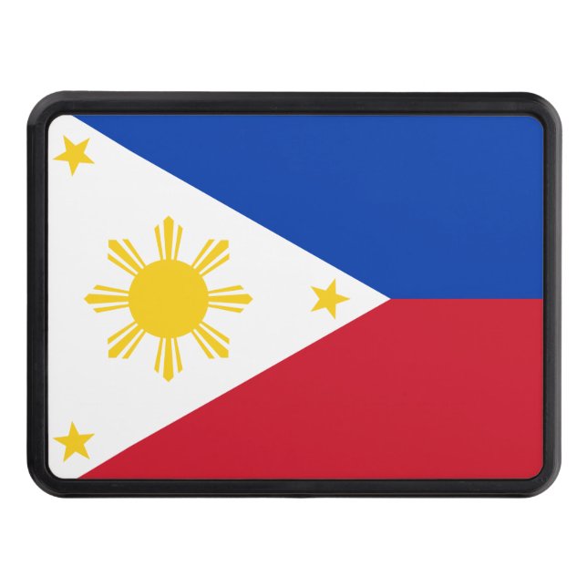 Philippines Flag Filipino Flag Hitch Cover (Front)