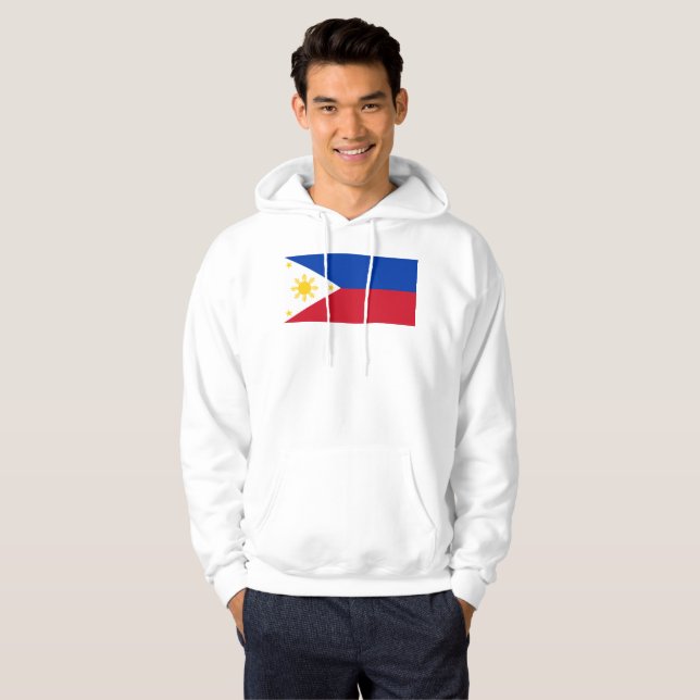 Philippines Flag Filipino Flag Hoodie (Front Full)