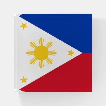 Philippines Flag Filipino Flag Paperweight by FlagGallery at Zazzle
