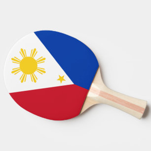 Philippines Flag Filipino Flag Ping Pong Paddle