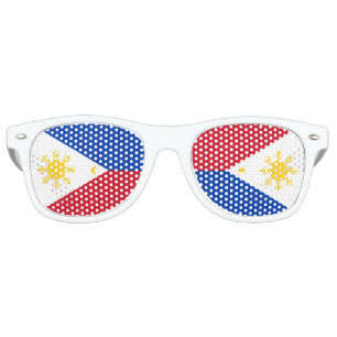 Philippines Flag Filipino Flag Retro Sunglasses