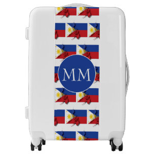 PHILIPPINES FLAG Filipino Map Monogram Luggage