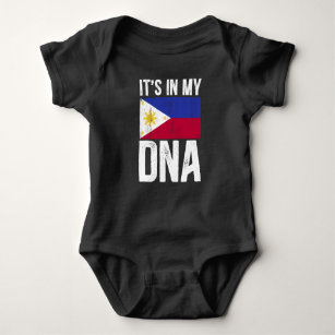 Funny Philippines Flag Heart Baby Bodysuit Details about   Just A Little Filipino Onesie 