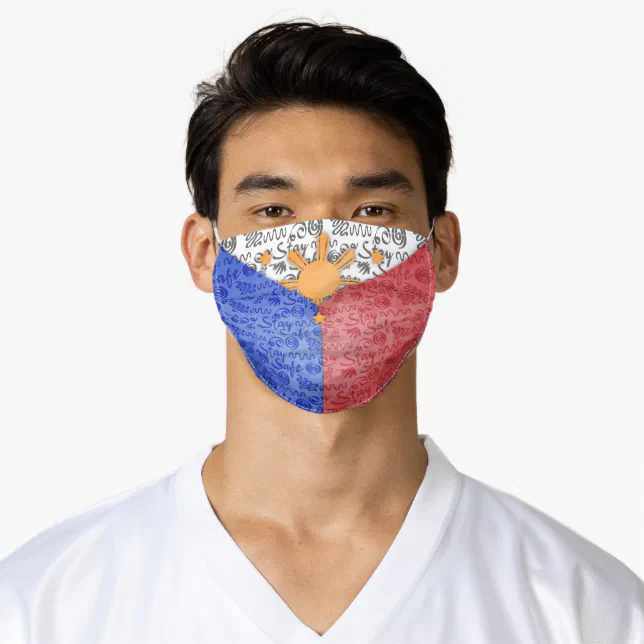 Philippines Flag Filipino Pride Adult Cloth Face Mask Zazzle