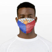 Philippines Flag Filipino Pride Adult Cloth Face Mask (Worn)
