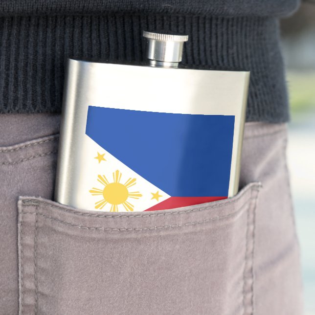Philippines flag flask (In Situ)