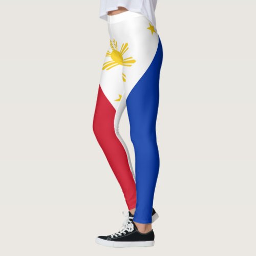 Philippines Flag full Leggings