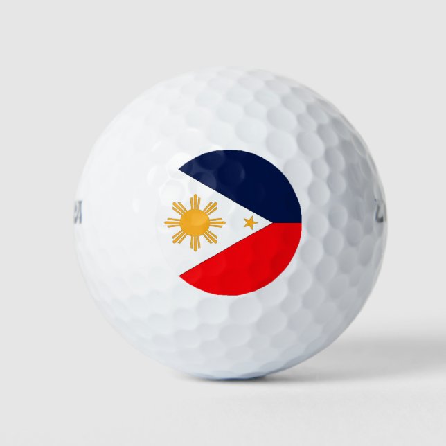 Philippines Flag Golf Balls (Front)