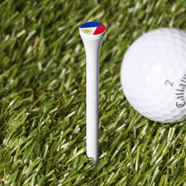 Philippines flag golf tees (Grass)