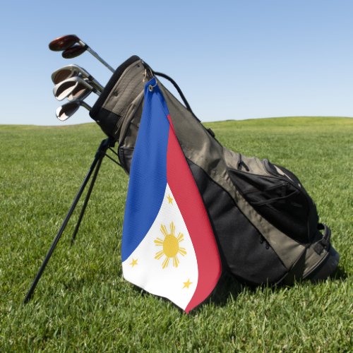 Philippines flag golf towel