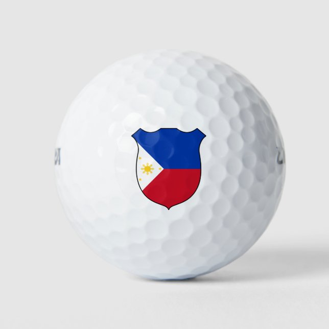 Philippines Flag Grand Patriotic Golf Balls (Front)