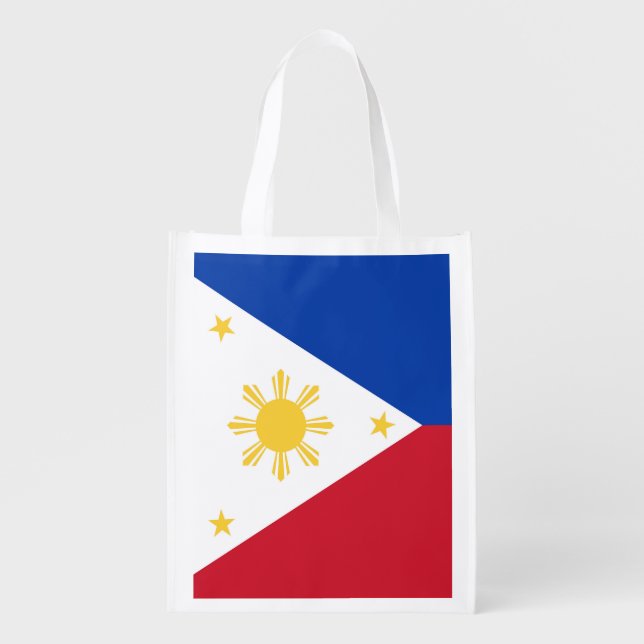 Philippines flag grocery bag (Front)