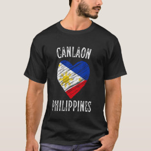 Philippines Flag Heart Canlaon City T-Shirt