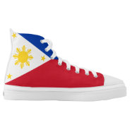 Philippines Flag High-top Sneakers at Zazzle