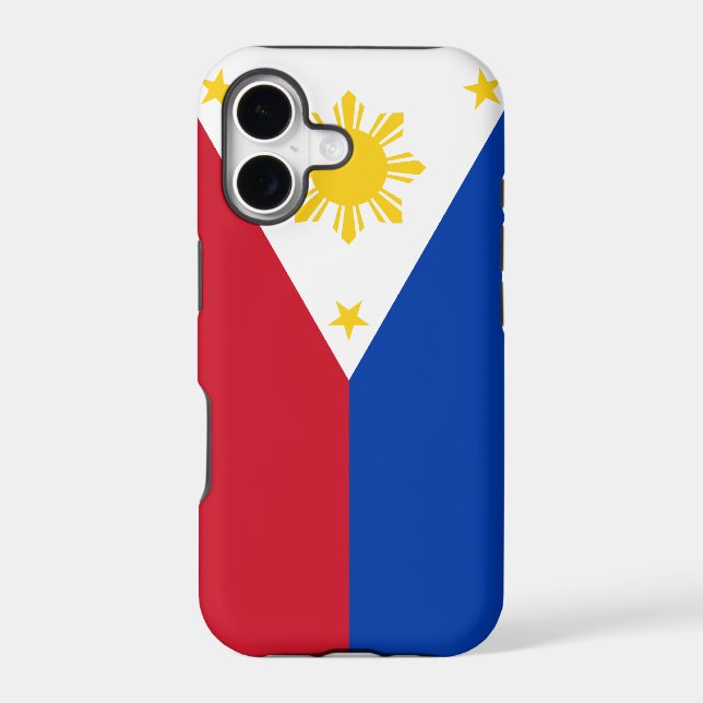 Philippines Flag Iphone Case (Back)