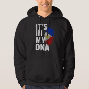 Philippines Flag It's In My Dna Christmas Country Hoodie