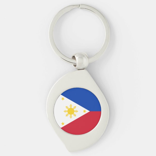 Philippines Flag Keychain (Front)
