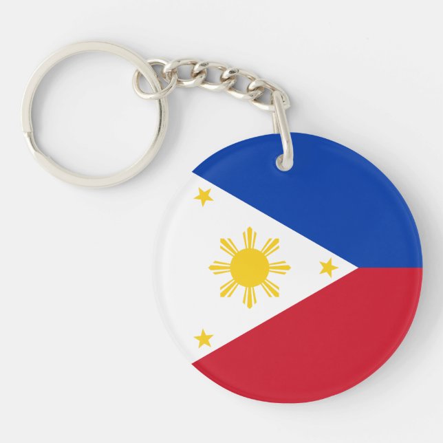 Philippines Flag Keychain (Front)