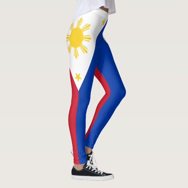 Philippines Flag Leggings (Right)