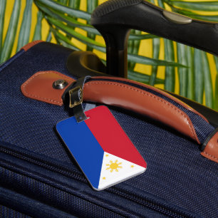 Philippines flag luggage tag