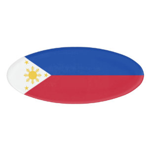 Philippines flag name tag