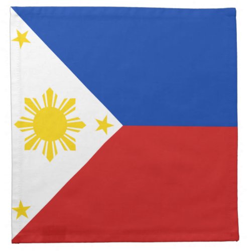 Philippines Flag Napkin