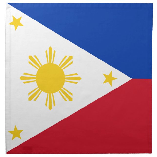 Philippines Flag on MoJo Napkin (Front)