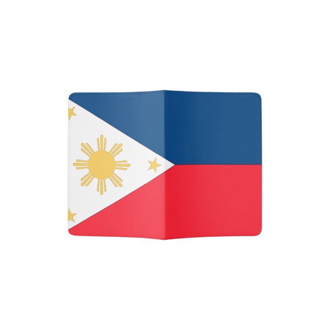 Philippines Flag Passport Holder (Opened)