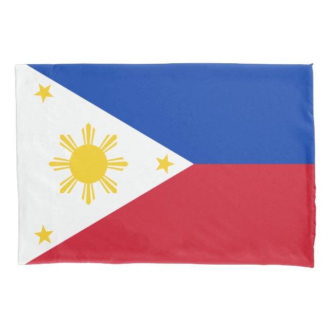 Philippines Flag Pillow Case (Front)