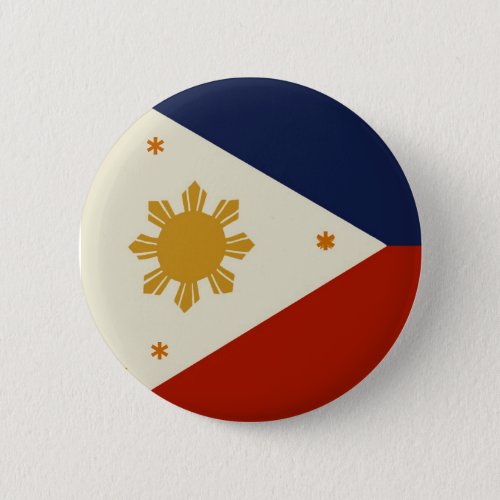 Philippines flag pinback button