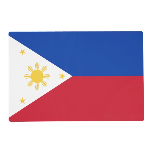 Philippines flag placemat (Front)