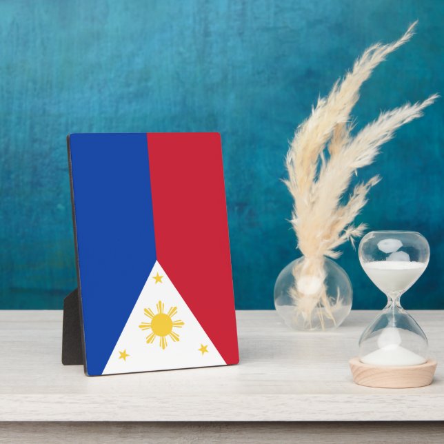 Philippines flag plaque (Side)