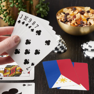 Philippines flag poker cards