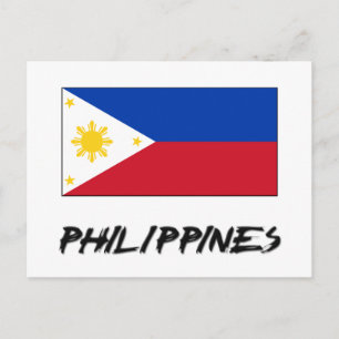 Philippines Flag Postcard