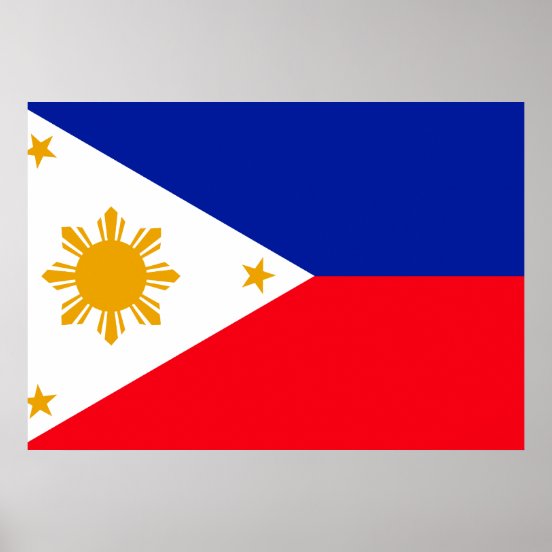 Philippines Flag Posters & Photo Prints | Zazzle