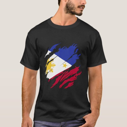 Philippines Flag Pride Heritage T_Shirt