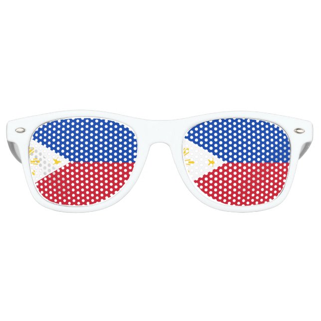 Philippines Flag Retro Sunglasses (Front)
