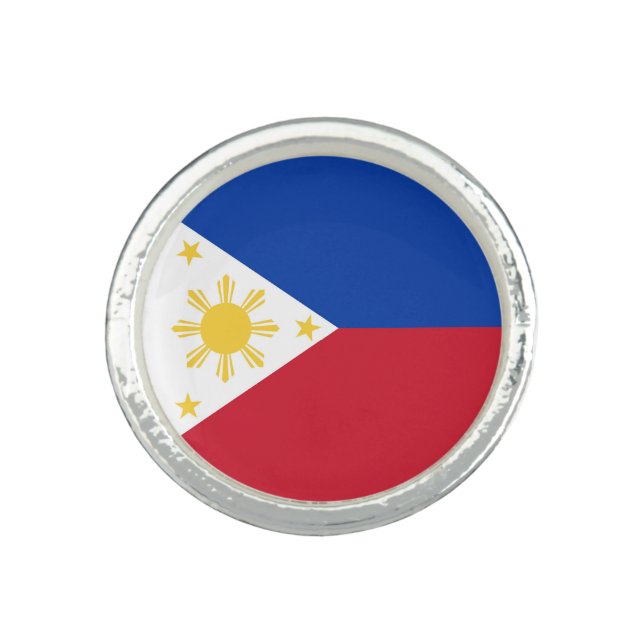 Philippines flag ring (Front)