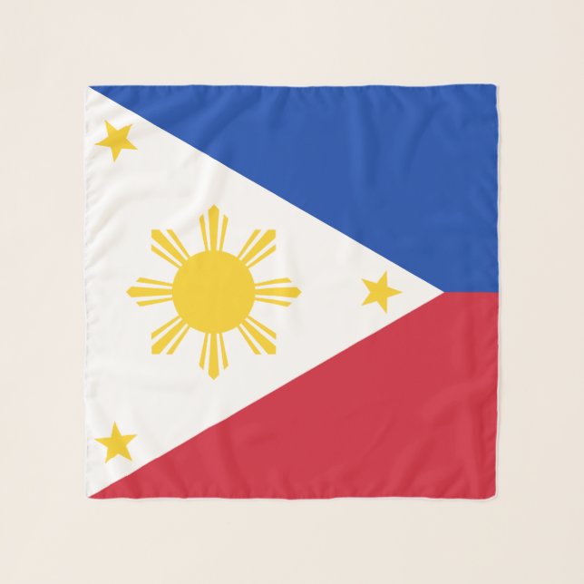 Philippines Flag Scarf (Front)